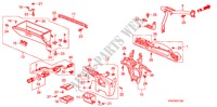 INSTRUMENTEN AFWERKING(RH)(1) voor Honda CIVIC LSI 4 deuren 4-traps automatische versnellingsbak 1993