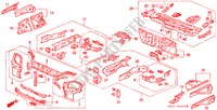 CHASSIS STRUKTUUR(VOOR SCHOT) voor Honda CIVIC COUPE LSI 2 deuren 5-versnellings handgeschakelde versnellingsbak 1994