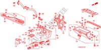 INSTRUMENTEN AFWERKING(LH) voor Honda CIVIC COUPE LSI 2 deuren 5-versnellings handgeschakelde versnellingsbak 1995