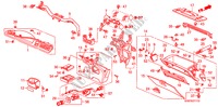 INSTRUMENTEN AFWERKING(SRS)(LH) voor Honda CIVIC COUPE LSI 2 deuren 5-versnellings handgeschakelde versnellingsbak 1995