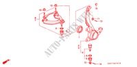 KNOKKEL voor Honda CIVIC COUPE LSI 2 deuren 4-traps automatische versnellingsbak 1995