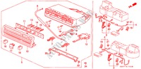 VERWARMING REGELAAR voor Honda CIVIC COUPE LSI 2 deuren 5-versnellings handgeschakelde versnellingsbak 1995