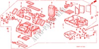 VERWARMINGSEENHEID(LH) voor Honda CIVIC COUPE LSI 2 deuren 4-traps automatische versnellingsbak 1995