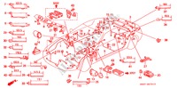 BEDRADINGSBUNDEL(2) voor Honda PRELUDE 2.0I 2 deuren 5-versnellings handgeschakelde versnellingsbak 1996
