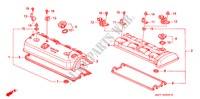 CILINDERKOP AFDEKKING(1) voor Honda PRELUDE 2.3I 2 deuren 5-versnellings handgeschakelde versnellingsbak 1993