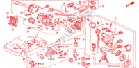 COMBINATIESCHAKELAAR(2) voor Honda PRELUDE DOHC VTEC 2 deuren 5-versnellings handgeschakelde versnellingsbak 1995
