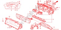 METER KOMPONENTEN(2) voor Honda PRELUDE 2.3I 2 deuren 4-traps automatische versnellingsbak 1993