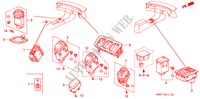 SCHAKELAAR(2) voor Honda PRELUDE 2.3I 2 deuren 4-traps automatische versnellingsbak 1994
