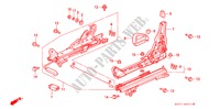 V. ZITTING COMPONENTEN(1) voor Honda PRELUDE 2.3I 2 deuren 4-traps automatische versnellingsbak 1993
