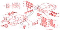 EMBLEMEN voor Honda CIVIC 1.4I 5 deuren 5-versnellings handgeschakelde versnellingsbak 1996