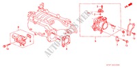 GAS HUIS(DOHC VTEC) voor Honda CIVIC 1.8VTI 5 deuren 5-versnellings handgeschakelde versnellingsbak 1997