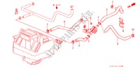 WATERKLEP voor Honda CIVIC 1.5I 5 deuren 5-versnellings handgeschakelde versnellingsbak 1997