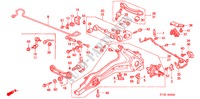 ACHTER STABILISATOR/ ACHTER ONDER ARM voor Honda CIVIC ES 5 deuren 4-traps automatische versnellingsbak 1999