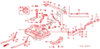 BRANDSTOF TANK(DIESEL) voor Honda CIVIC 2.0ITD 5 deuren 5-versnellings handgeschakelde versnellingsbak 2000