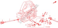 OVERSCHAKELSTANG/OVERSCHAKELHOUDER (DOHC) voor Honda CIVIC VTI 5 deuren 5-versnellings handgeschakelde versnellingsbak 1999