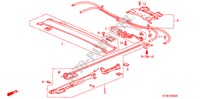 SCHUIFDAK KOMPONENTEN voor Honda CIVIC 2.0ITD 5 deuren 5-versnellings handgeschakelde versnellingsbak 2000