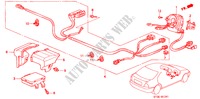 SRS EENHEID(RH) voor Honda CIVIC 1.4I 5 deuren 4-traps automatische versnellingsbak 1999