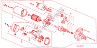 STARTMOTOR (VALEO) voor Honda CIVIC 1.4IS       L.P.G. 5 deuren 5-versnellings handgeschakelde versnellingsbak 1999