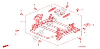 V. ZITTING COMPONENTEN (R.) (HOOGTE BIJSTELLER) voor Honda CIVIC 2.0ITD 5 deuren 5-versnellings handgeschakelde versnellingsbak 2000