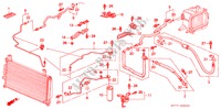 AIRCONDITIONER (SLANGEN/PIJPEN) (LH) voor Honda INTEGRA TYPE R 3 deuren 5-versnellings handgeschakelde versnellingsbak 1998