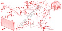 AIRCONDITIONER (SLANGEN/PIJPEN) (RH) voor Honda INTEGRA TYPE R 3 deuren 5-versnellings handgeschakelde versnellingsbak 2000