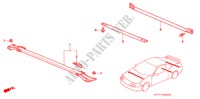 VOORSTE SCHOKDEMPERS/ VERSTEVIGINGSSTANG voor Honda INTEGRA TYPE R 3 deuren 5-versnellings handgeschakelde versnellingsbak 2000
