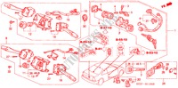 COMBINATIESCHAKELAAR ( '95)(KG) voor Honda ACCORD COUPE 2.2IES 2 deuren 4-traps automatische versnellingsbak 1994