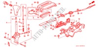 KEUZEHENDEL(LH) voor Honda ACCORD COUPE 2.0IES 2 deuren 4-traps automatische versnellingsbak 1997