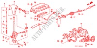 KEUZEHENDEL(RH) voor Honda ACCORD COUPE 2.0ILS 2 deuren 4-traps automatische versnellingsbak 1994