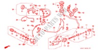 KOPPELING HOOFDCILINDER (RH) voor Honda ACCORD COUPE 2.2IES 2 deuren 5-versnellings handgeschakelde versnellingsbak 1997