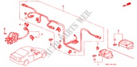 SRS EENHEID('96 )(KG,KY) voor Honda ACCORD COUPE 2.0IES 2 deuren 5-versnellings handgeschakelde versnellingsbak 1996