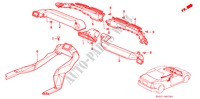 VERWARMING KANAAL(LH) voor Honda ACCORD COUPE 2.0I 2 deuren 5-versnellings handgeschakelde versnellingsbak 1997