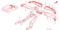 VERWARMING KANAAL(RH) voor Honda ACCORD COUPE 2.2IES 2 deuren 4-traps automatische versnellingsbak 1997