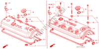 CILINDERKOP AFDEKKING voor Honda ACCORD AERODECK 2.0IES 5 deuren 4-traps automatische versnellingsbak 1996