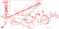 REM HOOFDCILINDER/ HOOFDSPANNING voor Honda ACCORD AERODECK 2.0IES 5 deuren 5-versnellings handgeschakelde versnellingsbak 1996