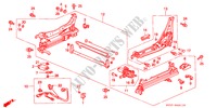 V. ZITTING COMPONENTEN (L.)(SPANNING) voor Honda ACCORD AERODECK 2.2IES 5 deuren 4-traps automatische versnellingsbak 1996