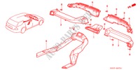 VERWARMING KANAAL(RH) voor Honda ACCORD AERODECK 2.0ILS 5 deuren 4-traps automatische versnellingsbak 1997