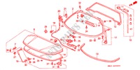 ACHTER LUIK/MOTOR ONDERHOUDSDEKSEL(NSX) voor Honda NSX NSX 2 deuren 4-traps automatische versnellingsbak 2000