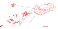 AIRCONDITIONER(SENSOR) voor Honda NSX NSX-T 2 deuren 4-traps automatische versnellingsbak 2000