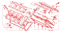 CILINDERKOP AFDEKKING voor Honda NSX NSX-T 2 deuren 4-traps automatische versnellingsbak 2001