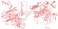 KEUZEHENDEL(LH) voor Honda NSX NSX 2 deuren 4-traps automatische versnellingsbak 2000