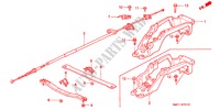 KEUZEHENDEL REGELAAR voor Honda NSX NSX-T 2 deuren 4-traps automatische versnellingsbak 2000