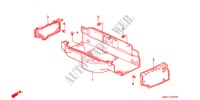 KOFFERBAK VLOERMAT voor Honda NSX NSX-T 2 deuren 4-traps automatische versnellingsbak 2000