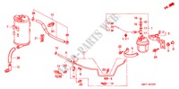 KOOLSTOFBUS/BRANDSTOF ZEEF (1) voor Honda NSX NSX-T 2 deuren 4-traps automatische versnellingsbak 2001