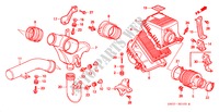 LUCHTFILTER(3.0L) voor Honda NSX NSX-T 2 deuren 4-traps automatische versnellingsbak 2000