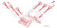 ONTSTEKINGSSPOEL/BOUGIE voor Honda NSX NSX-T 2 deuren 5-versnellings handgeschakelde versnellingsbak 1995