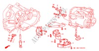 OVERSCHAKELHENDEL(3.0L) voor Honda NSX NSX-T      AUSTRIA 2 deuren 5-versnellings handgeschakelde versnellingsbak 1995