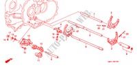 OVERSCHAKELVORK/VORKAS (3.0L) voor Honda NSX NSX 2 deuren 5-versnellings handgeschakelde versnellingsbak 1996