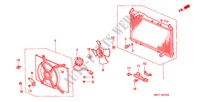 RADIATEUR voor Honda NSX NSX-T 2 deuren 4-traps automatische versnellingsbak 2000
