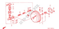 REM HOOFDCILINDER/ HOOFDSPANNING voor Honda NSX NSX 2 deuren 4-traps automatische versnellingsbak 2000